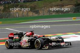 Kimi Raikkonen (FIN) Lotus F1 E21. 24.08.2013. Formula 1 World Championship, Rd 11, Belgian Grand Prix, Spa Francorchamps, Belgium, Qualifying Day.