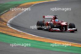 Fernando Alonso (ESP), Scuderia Ferrari  24.08.2013. Formula 1 World Championship, Rd 11, Belgian Grand Prix, Spa Francorchamps, Belgium, Qualifying Day.