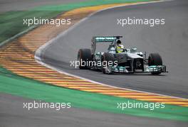 Nico Rosberg (GER), Mercedes GP  24.08.2013. Formula 1 World Championship, Rd 11, Belgian Grand Prix, Spa Francorchamps, Belgium, Qualifying Day.