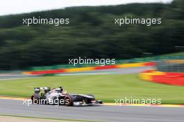 Nico Hulkenberg (GER) Sauber C32. 24.08.2013. Formula 1 World Championship, Rd 11, Belgian Grand Prix, Spa Francorchamps, Belgium, Qualifying Day.