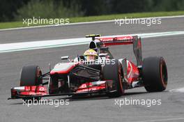 Sergio Perez (MEX) McLaren MP4-28. 24.08.2013. Formula 1 World Championship, Rd 11, Belgian Grand Prix, Spa Francorchamps, Belgium, Qualifying Day.