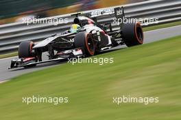 Esteban Gutierrez (MEX) Sauber C32. 24.08.2013. Formula 1 World Championship, Rd 11, Belgian Grand Prix, Spa Francorchamps, Belgium, Qualifying Day.