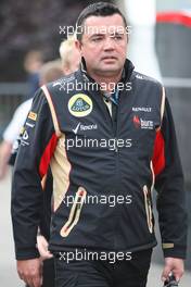 Eric Boullier (FRA) Lotus F1 Team Principal. 24.08.2013. Formula 1 World Championship, Rd 11, Belgian Grand Prix, Spa Francorchamps, Belgium, Qualifying Day.