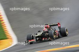 Romain Grosjean (FRA) Lotus F1 E21. 24.08.2013. Formula 1 World Championship, Rd 11, Belgian Grand Prix, Spa Francorchamps, Belgium, Qualifying Day.