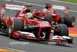 Felipe Massa (BRA), Scuderia Ferrari  24.08.2013. Formula 1 World Championship, Rd 11, Belgian Grand Prix, Spa Francorchamps, Belgium, Qualifying Day.