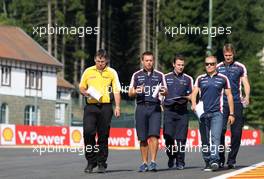 Valtteri Bottas (FIN), Williams F1 Team  22.08.2013. Formula 1 World Championship, Rd 11, Belgian Grand Prix, Spa Francorchamps, Belgium, Preparation Day.