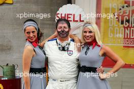 Martin Brundle (GBR) Sky Sports Commentator at the Back In Time with Shell event. 22.08.2013. Formula 1 World Championship, Rd 11, Belgian Grand Prix, Spa Francorchamps, Belgium, Preparation Day.