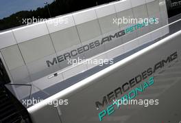 Mercedes GP trucks 22.08.2013. Formula 1 World Championship, Rd 11, Belgian Grand Prix, Spa Francorchamps, Belgium, Preparation Day.