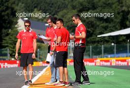 Jules Bianchi (FRA), Marussia Formula One Team   22.08.2013. Formula 1 World Championship, Rd 11, Belgian Grand Prix, Spa Francorchamps, Belgium, Preparation Day.