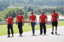 Max Chilton (GBR) Marussia F1 Team walks the circuit. 22.08.2013. Formula 1 World Championship, Rd 11, Belgian Grand Prix, Spa Francorchamps, Belgium, Preparation Day.