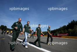 Giedo van der Garde (NDL), Caterham F1 Team  22.08.2013. Formula 1 World Championship, Rd 11, Belgian Grand Prix, Spa Francorchamps, Belgium, Preparation Day.