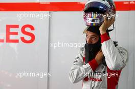 Rodolfo Gonzalez (VEN) Marussia F1 Team Reserve Driver. 19.04.2013. Formula 1 World Championship, Rd 4, Bahrain Grand Prix, Sakhir, Bahrain, Practice Day