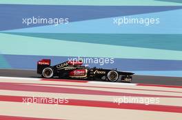 Romain Grosjean (FRA) Lotus F1 E21. 19.04.2013. Formula 1 World Championship, Rd 4, Bahrain Grand Prix, Sakhir, Bahrain, Practice Day