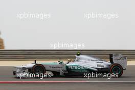 Lewis Hamilton (GBR) Mercedes AMG F1 W04. 19.04.2013. Formula 1 World Championship, Rd 4, Bahrain Grand Prix, Sakhir, Bahrain, Practice Day