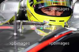 Sergio Perez (MEX) McLaren MP4-28. 19.04.2013. Formula 1 World Championship, Rd 4, Bahrain Grand Prix, Sakhir, Bahrain, Practice Day