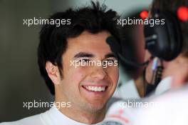 Sergio Perez (MEX) McLaren. 19.04.2013. Formula 1 World Championship, Rd 4, Bahrain Grand Prix, Sakhir, Bahrain, Practice Day