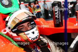 Jules Bianchi (FRA) Marussia F1 Team MR02. 19.04.2013. Formula 1 World Championship, Rd 4, Bahrain Grand Prix, Sakhir, Bahrain, Practice Day