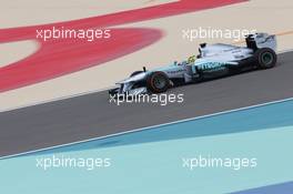 Nico Rosberg (GER) Mercedes AMG F1 W04. 19.04.2013. Formula 1 World Championship, Rd 4, Bahrain Grand Prix, Sakhir, Bahrain, Practice Day