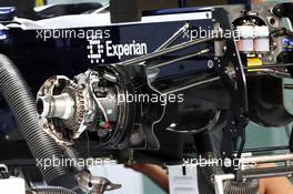 Williams FW35 brake and front suspension detail. 19.04.2013. Formula 1 World Championship, Rd 4, Bahrain Grand Prix, Sakhir, Bahrain, Practice Day