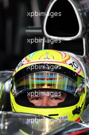 Sergio Perez (MEX) McLaren MP4-28. 19.04.2013. Formula 1 World Championship, Rd 4, Bahrain Grand Prix, Sakhir, Bahrain, Practice Day