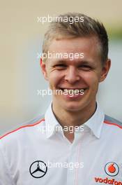 Kevin Magnussen (DEN) McLaren Test Driver. 19.04.2013. Formula 1 World Championship, Rd 4, Bahrain Grand Prix, Sakhir, Bahrain, Practice Day