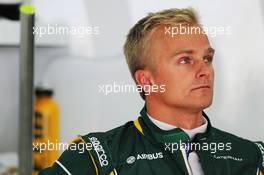 Heikki Kovalainen (FIN) Caterham F1 Team Reserve Driver. 19.04.2013. Formula 1 World Championship, Rd 4, Bahrain Grand Prix, Sakhir, Bahrain, Practice Day