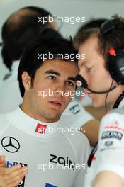 Sergio Perez (MEX) McLaren. 19.04.2013. Formula 1 World Championship, Rd 4, Bahrain Grand Prix, Sakhir, Bahrain, Practice Day