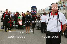 John Booth (GBR) Marussia F1 Team Team Principal on the grid. 21.04.2013. Formula 1 World Championship, Rd 4, Bahrain Grand Prix, Sakhir, Bahrain, Race Day