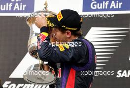 Sebastian Vettel (GER), Red Bull Racing  21.04.2013. Formula 1 World Championship, Rd 4, Bahrain Grand Prix, Sakhir, Bahrain, Race Day