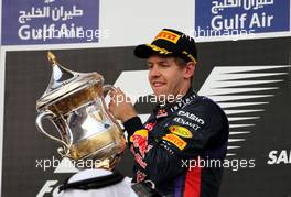 Sebastian Vettel (GER), Red Bull Racing  21.04.2013. Formula 1 World Championship, Rd 4, Bahrain Grand Prix, Sakhir, Bahrain, Race Day