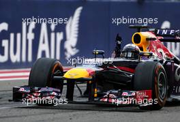 Sebastian Vettel (GER), Red Bull Racing  21.04.2013. Formula 1 World Championship, Rd 4, Bahrain Grand Prix, Sakhir, Bahrain, Race Day