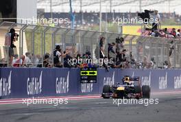 Sebastian Vettel (GER), Red Bull Racing  21.04.2013. Formula 1 World Championship, Rd 4, Bahrain Grand Prix, Sakhir, Bahrain, Race Day