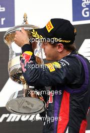 Sebastian Vettel (GER), Red Bull Racing  21.04.2013. Formula 1 World Championship, Rd 4, Bahrain Grand Prix, Sakhir, Bahrain, Race Day