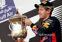 Sebastian Vettel (GER), Red Bull Racing  21.04.2013. Formula 1 World Championship, Rd 4, Bahrain Grand Prix, Sakhir, Bahrain, Race Day