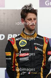 Romain Grosjean (FRA) Lotus F1 Team.  21.04.2013. Formula 1 World Championship, Rd 4, Bahrain Grand Prix, Sakhir, Bahrain, Race Day