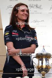 Gill Jones, Red Bull Racing. 21.04.2013. Formula 1 World Championship, Rd 4, Bahrain Grand Prix, Sakhir, Bahrain, Race Day