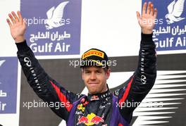 Sebastian Vettel (GER), Red Bull Racing  21.04.2013. Formula 1 World Championship, Rd 4, Bahrain Grand Prix, Sakhir, Bahrain, Race Day