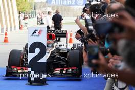 Second placed Kimi Raikkonen (FIN) Lotus F1 E21 in parc ferme. 21.04.2013. Formula 1 World Championship, Rd 4, Bahrain Grand Prix, Sakhir, Bahrain, Race Day