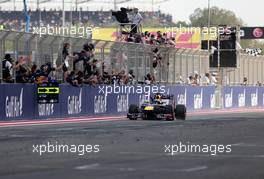 Sebastian Vettel (GER), Red Bull Racing  21.04.2013. Formula 1 World Championship, Rd 4, Bahrain Grand Prix, Sakhir, Bahrain, Race Day