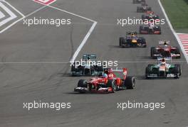 Fernando Alonso (ESP), Scuderia Ferrari  21.04.2013. Formula 1 World Championship, Rd 4, Bahrain Grand Prix, Sakhir, Bahrain, Race Day