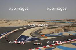 Nico Rosberg (GER) Mercedes AMG F1 W04 leads Fernando Alonso (ESP) Ferrari F138, Paul di Resta (GBR) Sahara Force India VJM06 and Felipe Massa (BRA) Ferrari F138. 21.04.2013. Formula 1 World Championship, Rd 4, Bahrain Grand Prix, Sakhir, Bahrain, Race Day