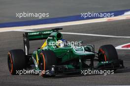 Charles Pic (FRA) Caterham CT03. 21.04.2013. Formula 1 World Championship, Rd 4, Bahrain Grand Prix, Sakhir, Bahrain, Race Day