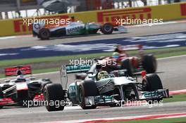 Nico Rosberg (GER) Mercedes AMG F1 W04. 21.04.2013. Formula 1 World Championship, Rd 4, Bahrain Grand Prix, Sakhir, Bahrain, Race Day