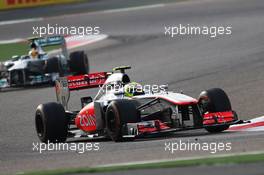 Sergio Perez (MEX) McLaren MP4-28. 21.04.2013. Formula 1 World Championship, Rd 4, Bahrain Grand Prix, Sakhir, Bahrain, Race Day