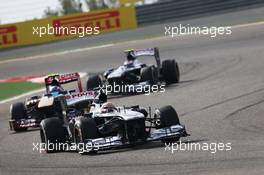 Pastor Maldonado (VEN) Williams FW35. 21.04.2013. Formula 1 World Championship, Rd 4, Bahrain Grand Prix, Sakhir, Bahrain, Race Day