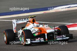 Adrian Sutil (GER) Sahara Force India VJM06. 21.04.2013. Formula 1 World Championship, Rd 4, Bahrain Grand Prix, Sakhir, Bahrain, Race Day