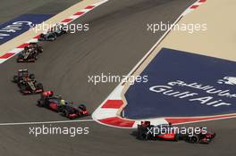 Jenson Button (GBR) McLaren MP4-28. 21.04.2013. Formula 1 World Championship, Rd 4, Bahrain Grand Prix, Sakhir, Bahrain, Race Day