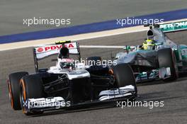 Valtteri Bottas (FIN) Williams FW35. 21.04.2013. Formula 1 World Championship, Rd 4, Bahrain Grand Prix, Sakhir, Bahrain, Race Day