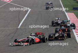 Sergio Perez (MEX), McLaren Mercedes  21.04.2013. Formula 1 World Championship, Rd 4, Bahrain Grand Prix, Sakhir, Bahrain, Race Day