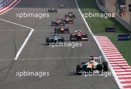 Paul di Resta (GBR), Force India Formula One Team  21.04.2013. Formula 1 World Championship, Rd 4, Bahrain Grand Prix, Sakhir, Bahrain, Race Day